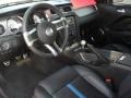Charcoal Black/Grabber Blue Prime Interior Photo for 2010 Ford Mustang #53773694
