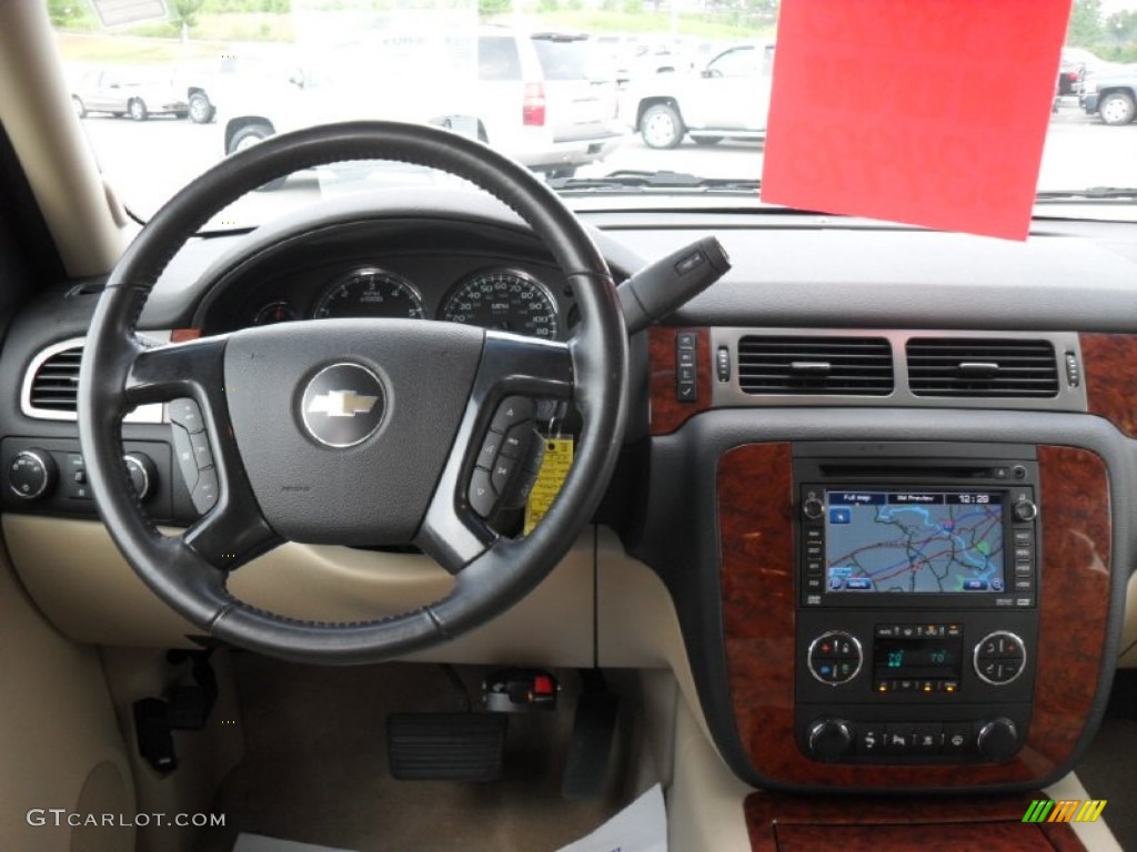 2008 Chevrolet Suburban 1500 LTZ 4x4 Light Cashmere/Ebony Dashboard Photo #53774342