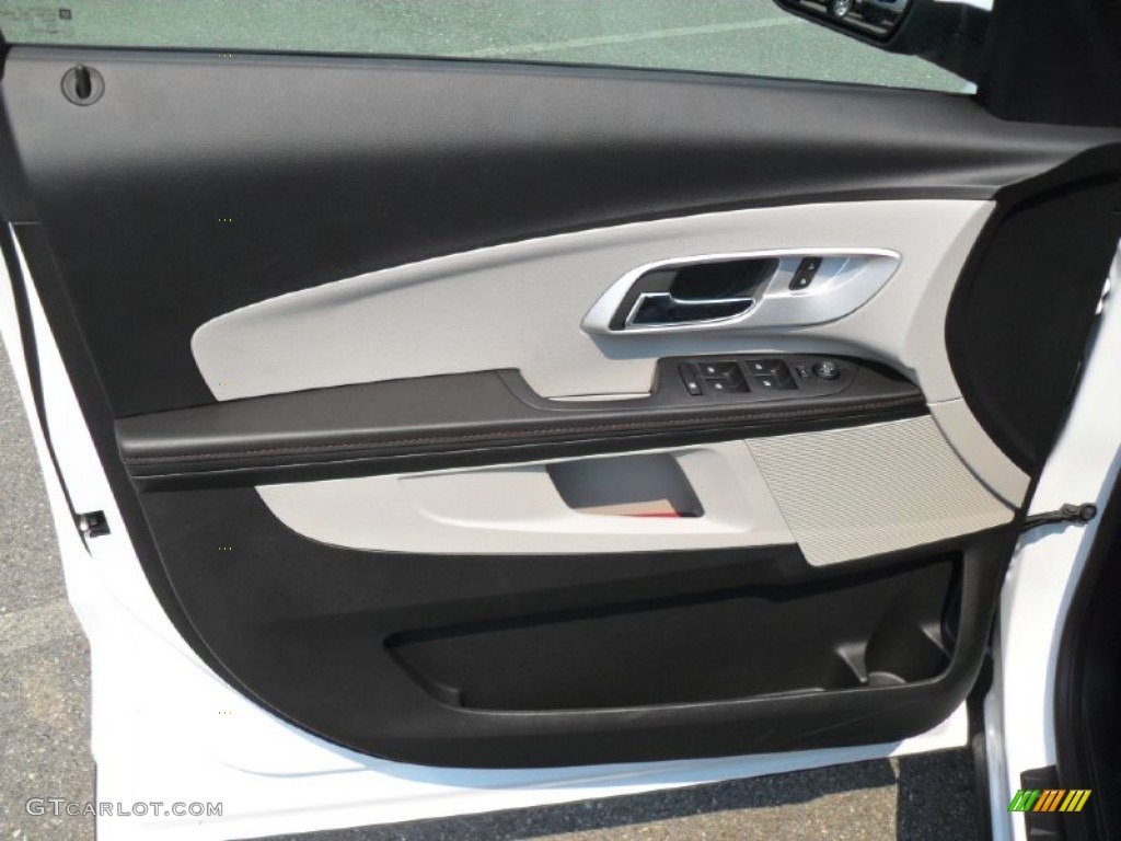 2012 Chevrolet Equinox LT Light Titanium/Jet Black Door Panel Photo #53774783