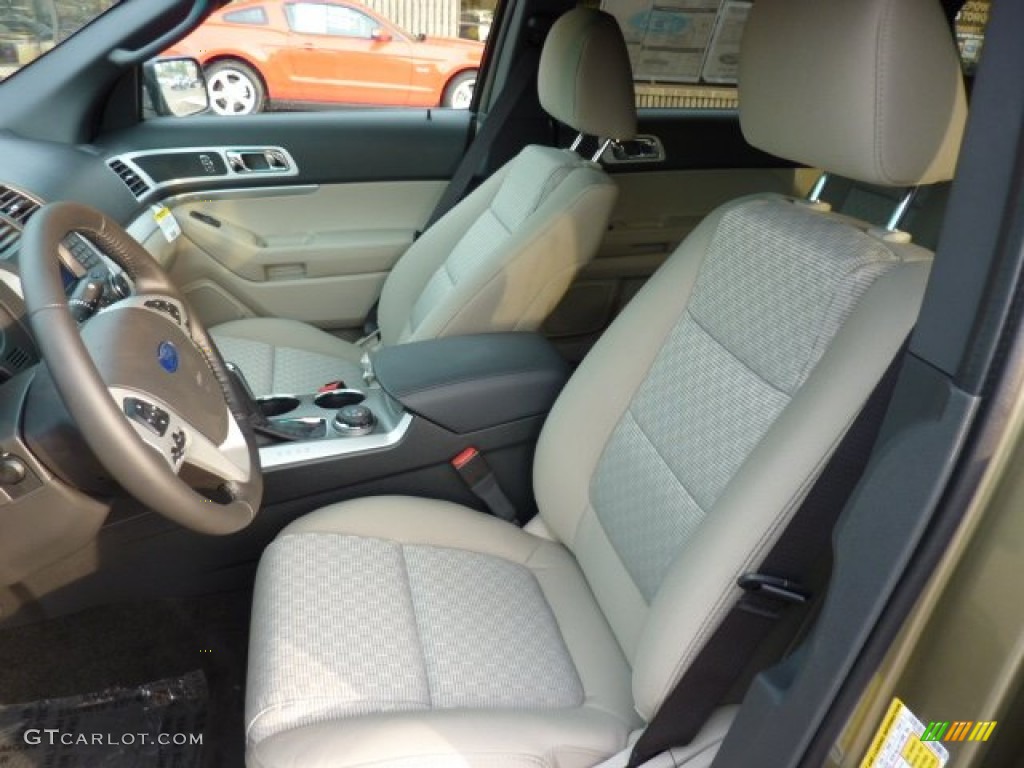 Medium Light Stone Interior 2012 Ford Explorer XLT 4WD Photo #53774889