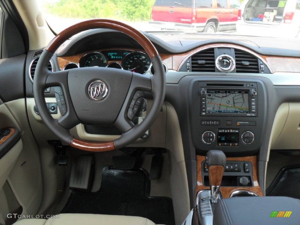 2012 Buick Enclave FWD Cashmere Dashboard Photo #53774978