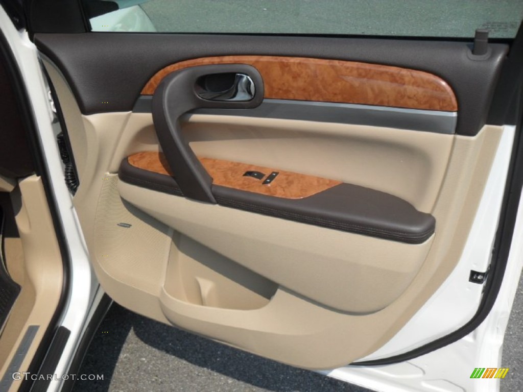 2012 Buick Enclave FWD Cashmere Door Panel Photo #53775028