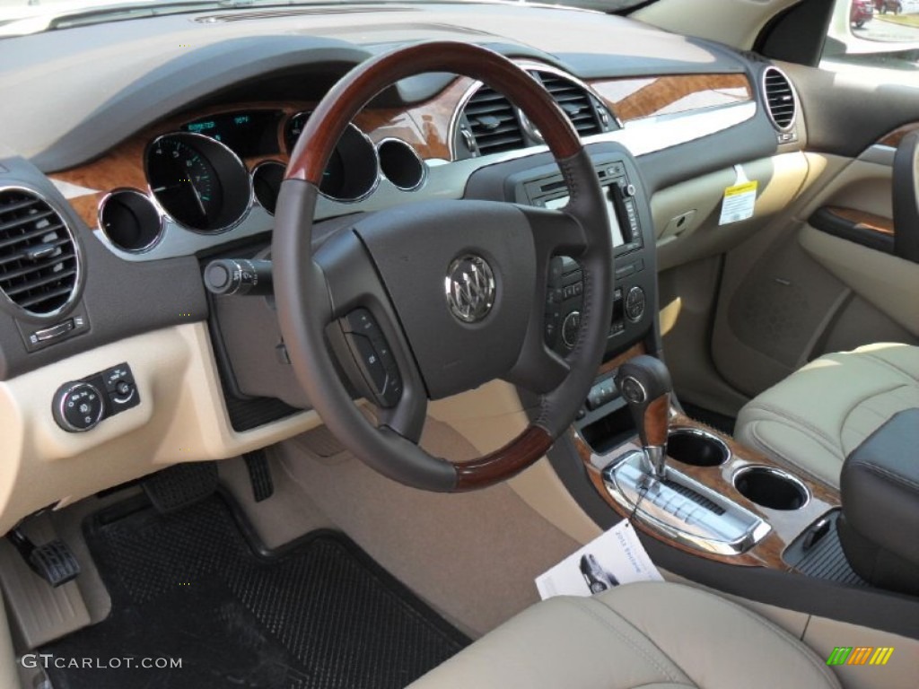 Cashmere Interior 2012 Buick Enclave FWD Photo #53775052