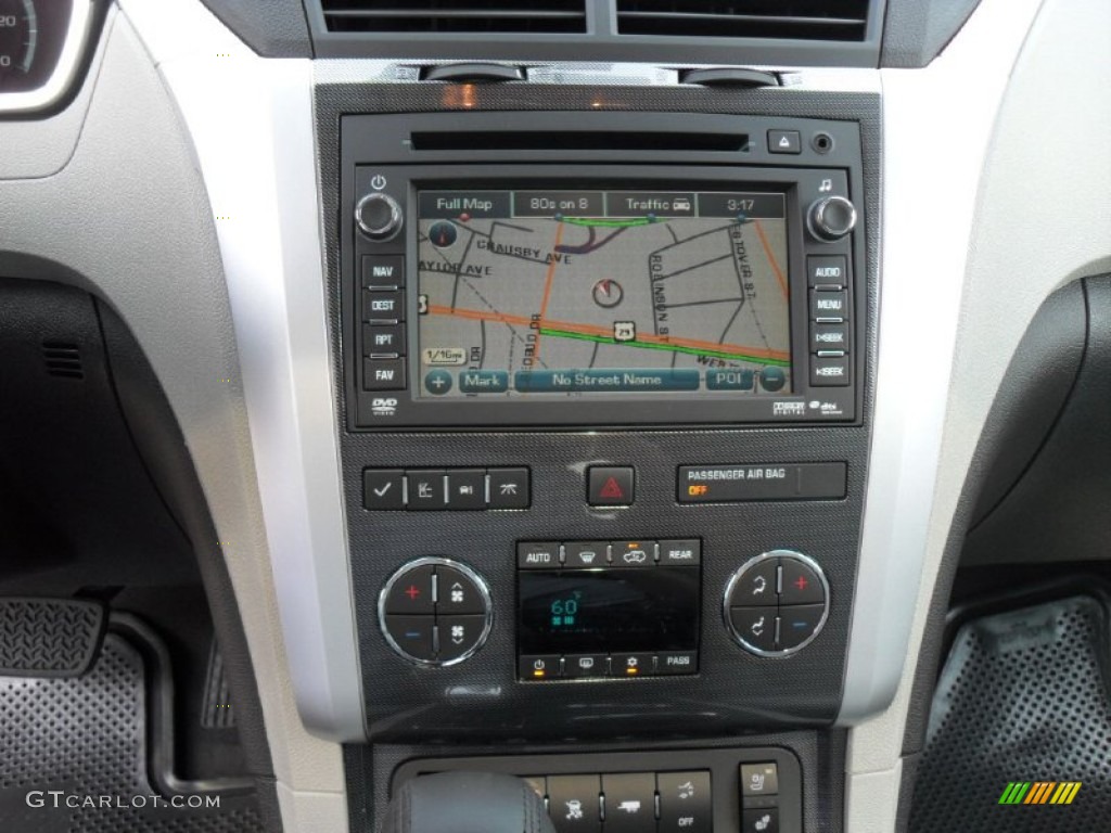 2012 Chevrolet Traverse LTZ Light Gray/Ebony Dashboard Photo #53775112