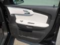 Light Gray/Ebony 2012 Chevrolet Traverse LTZ Door Panel