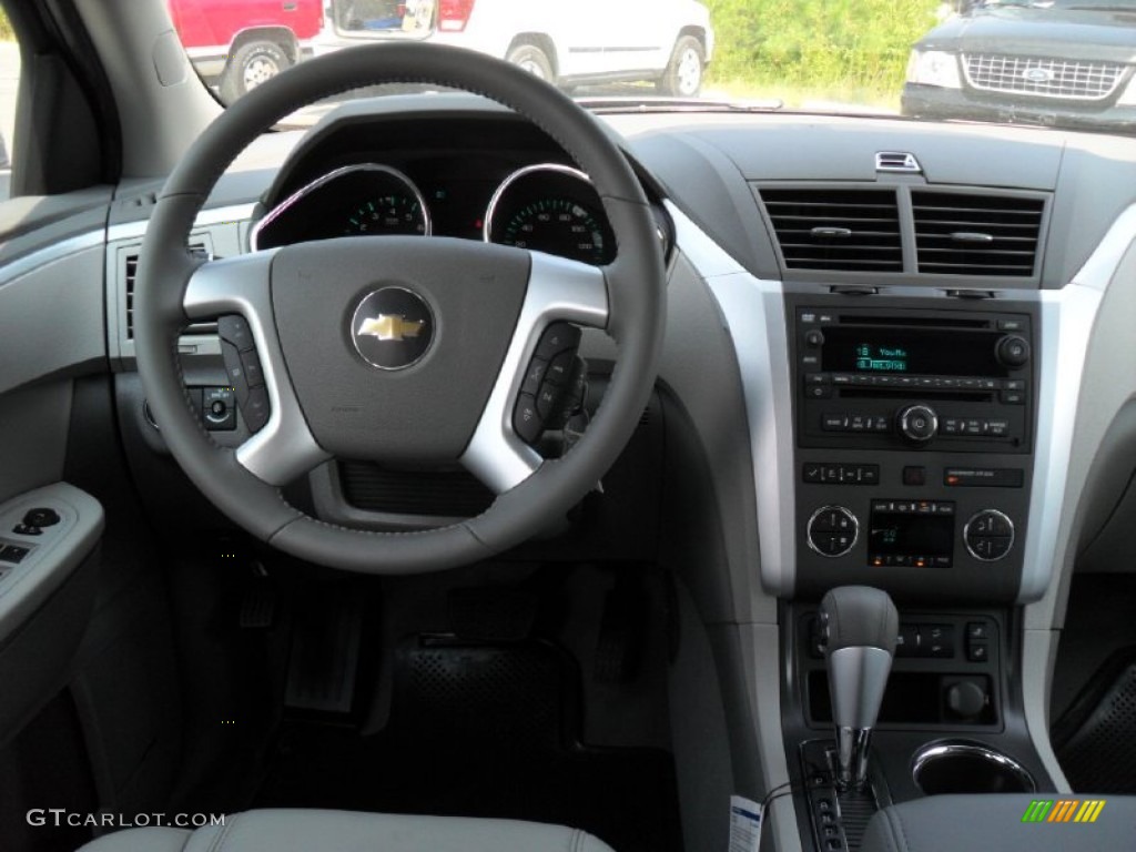 2012 Chevrolet Traverse LT Dark Gray/Light Gray Dashboard Photo #53775340