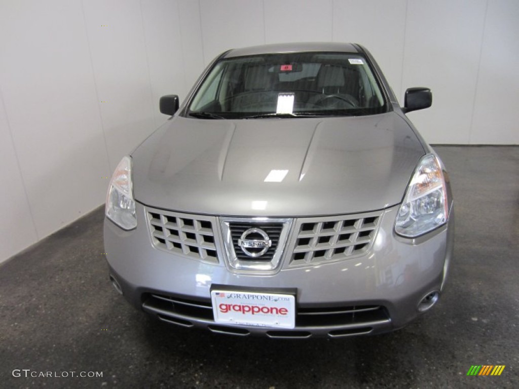 2008 Rogue S AWD - Gotham Gray Metallic / Gray photo #2