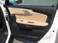 2012 Chevrolet Traverse Cashmere/Ebony Interior Door Panel Photo
