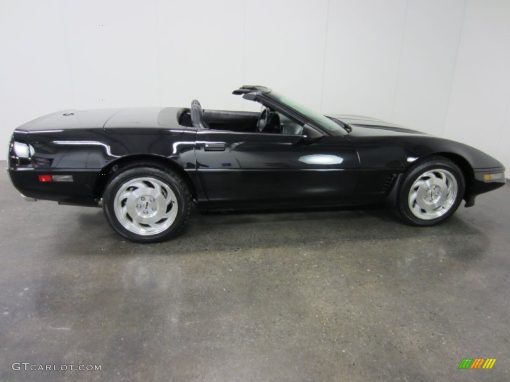Black 1996 Chevrolet Corvette Convertible Exterior Photo #53775627