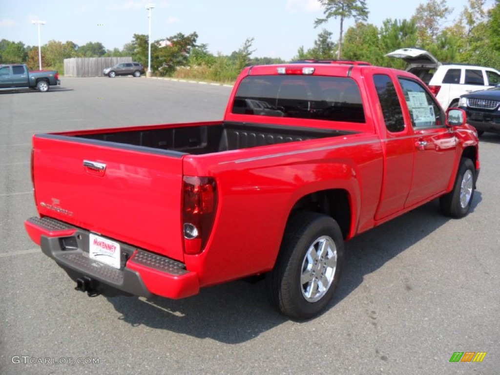 2012 Colorado LT Extended Cab - Victory Red / Ebony photo #4