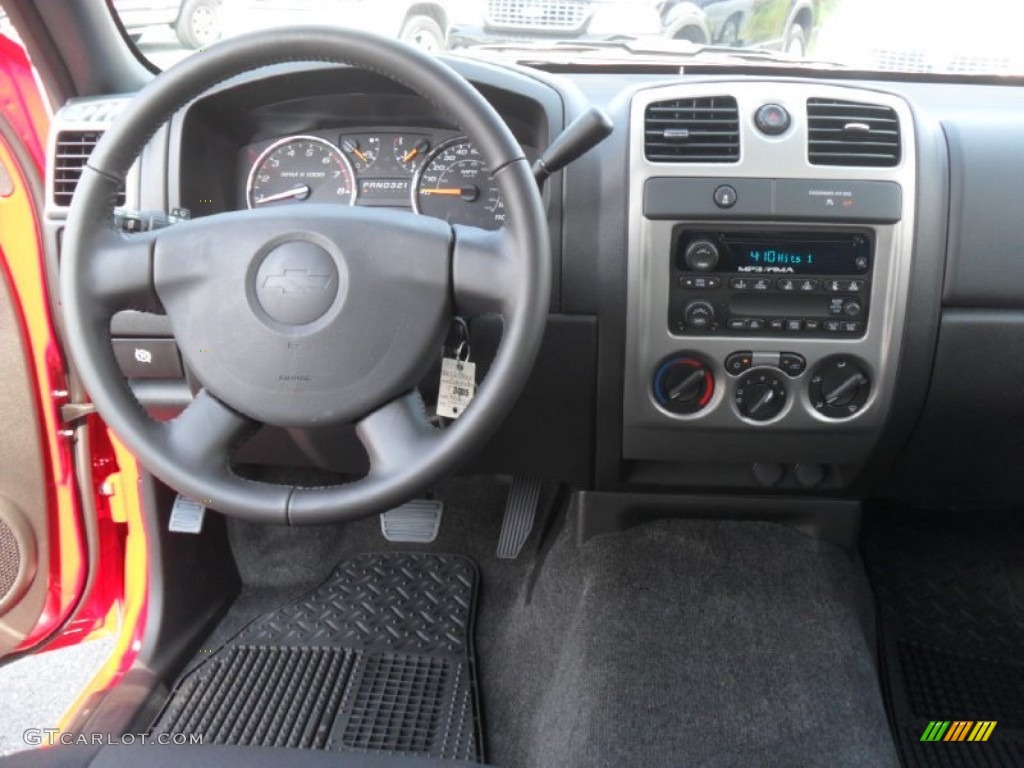 2012 Chevrolet Colorado LT Extended Cab Ebony Dashboard Photo #53776393