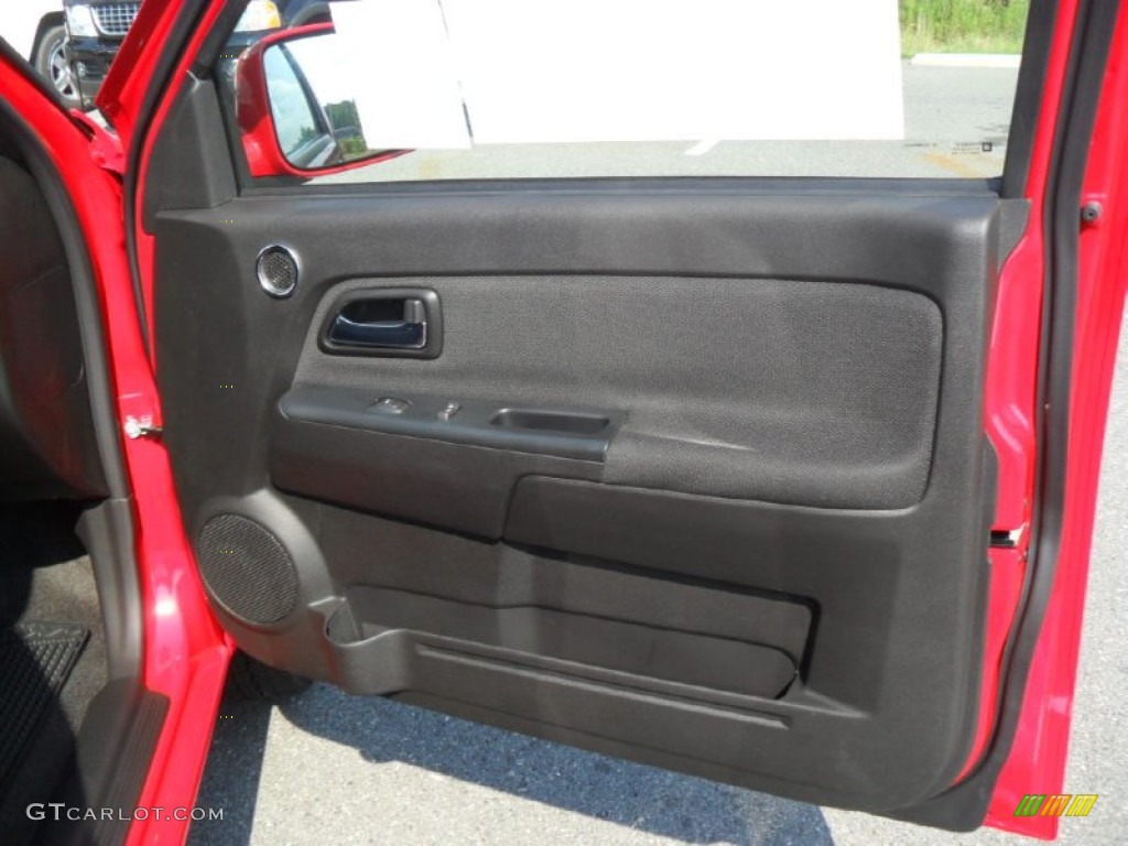 2012 Chevrolet Colorado LT Extended Cab Ebony Door Panel Photo #53776432