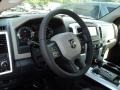 Dark Slate Gray/Medium Graystone 2012 Dodge Ram 1500 Big Horn Quad Cab 4x4 Steering Wheel
