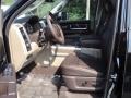  2012 Ram 3500 HD Laramie Longhorn Crew Cab 4x4 Dually Light Pebble Beige/Bark Brown Interior