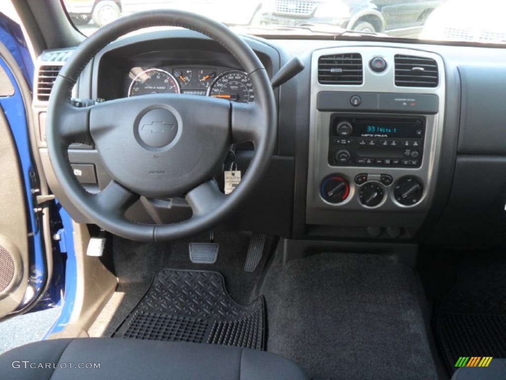 2012 Chevrolet Colorado LT Extended Cab Ebony Dashboard Photo #53777121