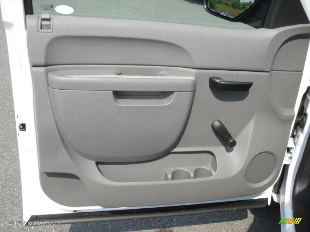 2011 Chevrolet Silverado 1500 Regular Cab Dark Titanium Door Panel Photo #53777338