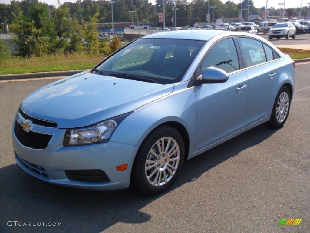 Ice Blue Metallic 2012 Chevrolet Cruze Eco Exterior Photo #53777491