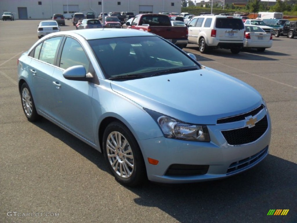 Ice Blue Metallic 2012 Chevrolet Cruze Eco Exterior Photo #53777541