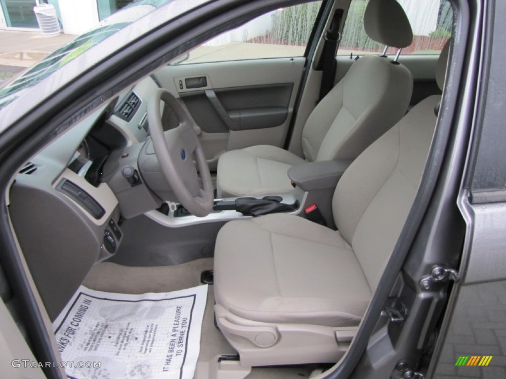 2010 Focus S Sedan - Sterling Grey Metallic / Medium Stone photo #10