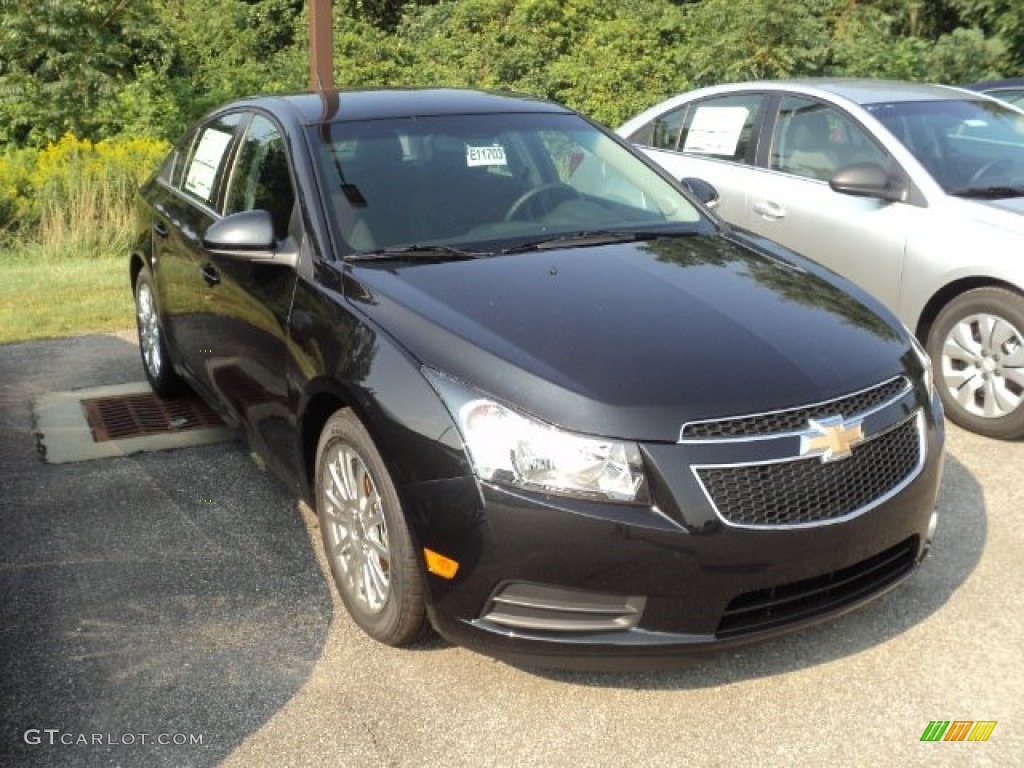 Black Granite Metallic 2012 Chevrolet Cruze Eco Exterior Photo #53777740