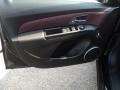 Jet Black/Sport Red 2012 Chevrolet Cruze Eco Door Panel