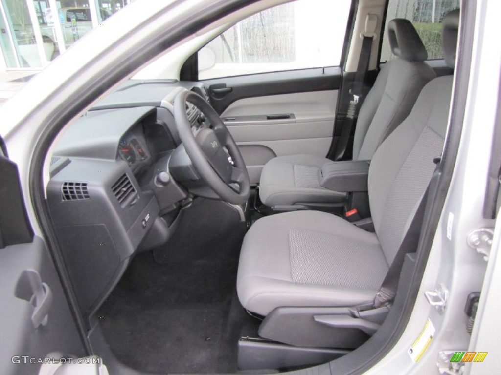 Pastel Slate Gray Interior 2007 Jeep Compass RALLYE Sport Photo #53778073