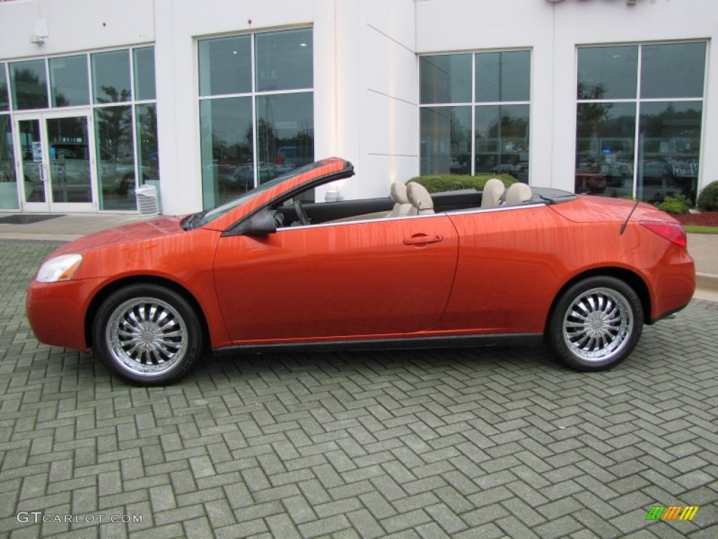 Sunburst Orange Metallic 2007 Pontiac G6 GT Convertible Exterior Photo #53778346