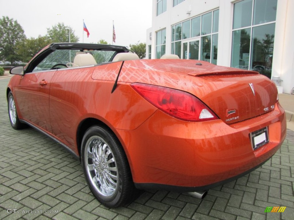 Sunburst Orange Metallic 2007 Pontiac G6 GT Convertible Exterior Photo #53778367