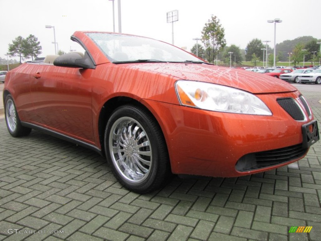 Sunburst Orange Metallic 2007 Pontiac G6 GT Convertible Exterior Photo #53778415