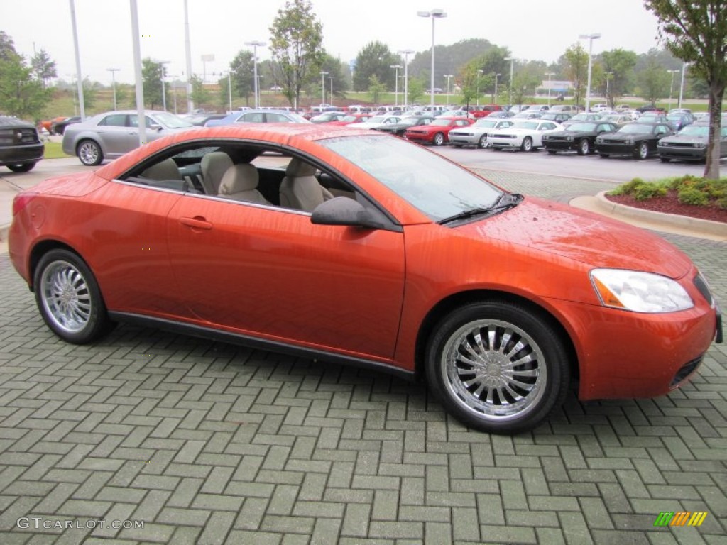 Sunburst Orange Metallic 2007 Pontiac G6 GT Convertible Exterior Photo #53778541