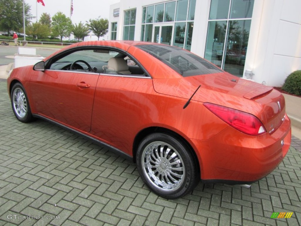 Sunburst Orange Metallic 2007 Pontiac G6 GT Convertible Exterior Photo #53778553