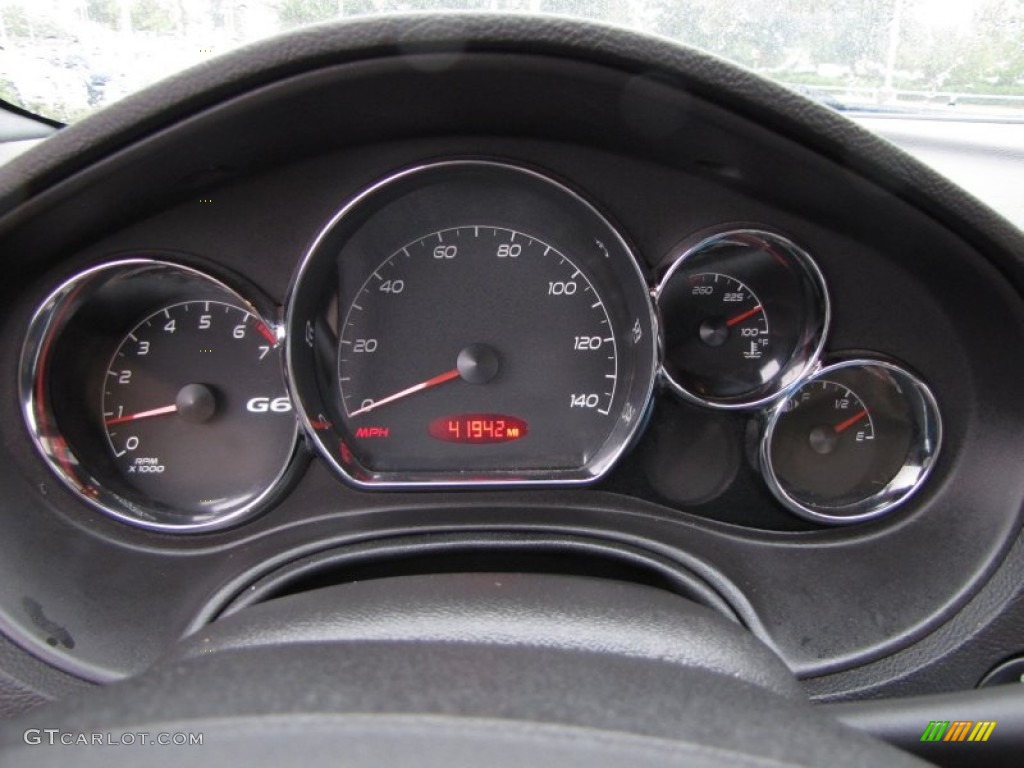 2007 Pontiac G6 GT Convertible Gauges Photo #53778565