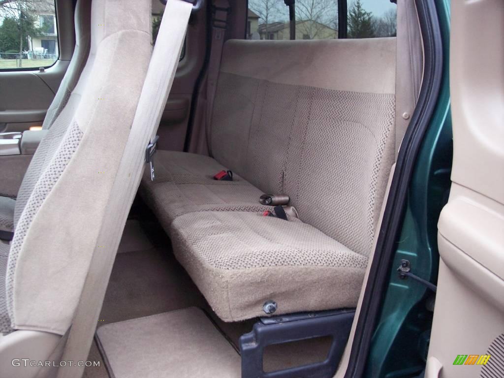 1999 F150 XLT Extended Cab 4x4 - Woodland Green Metallic / Medium Prairie Tan photo #34