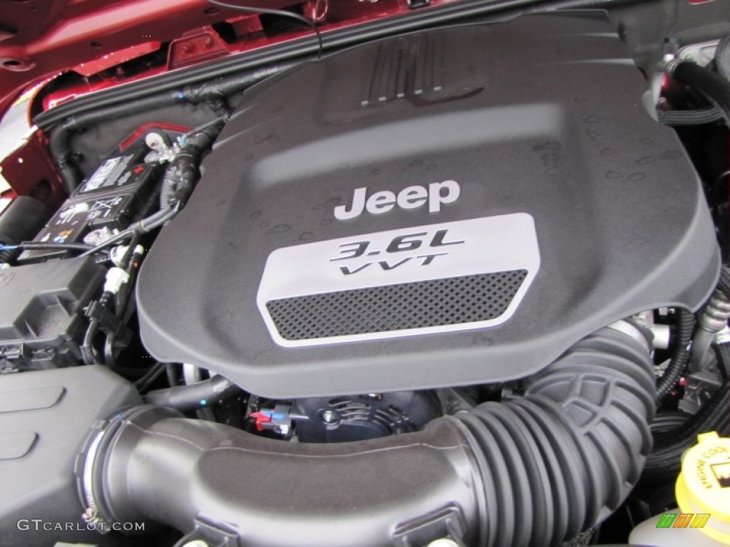 2012 Jeep Wrangler Sport S 4x4 3.6 Liter DOHC 24-Valve VVT Pentastar V6 Engine Photo #53779780