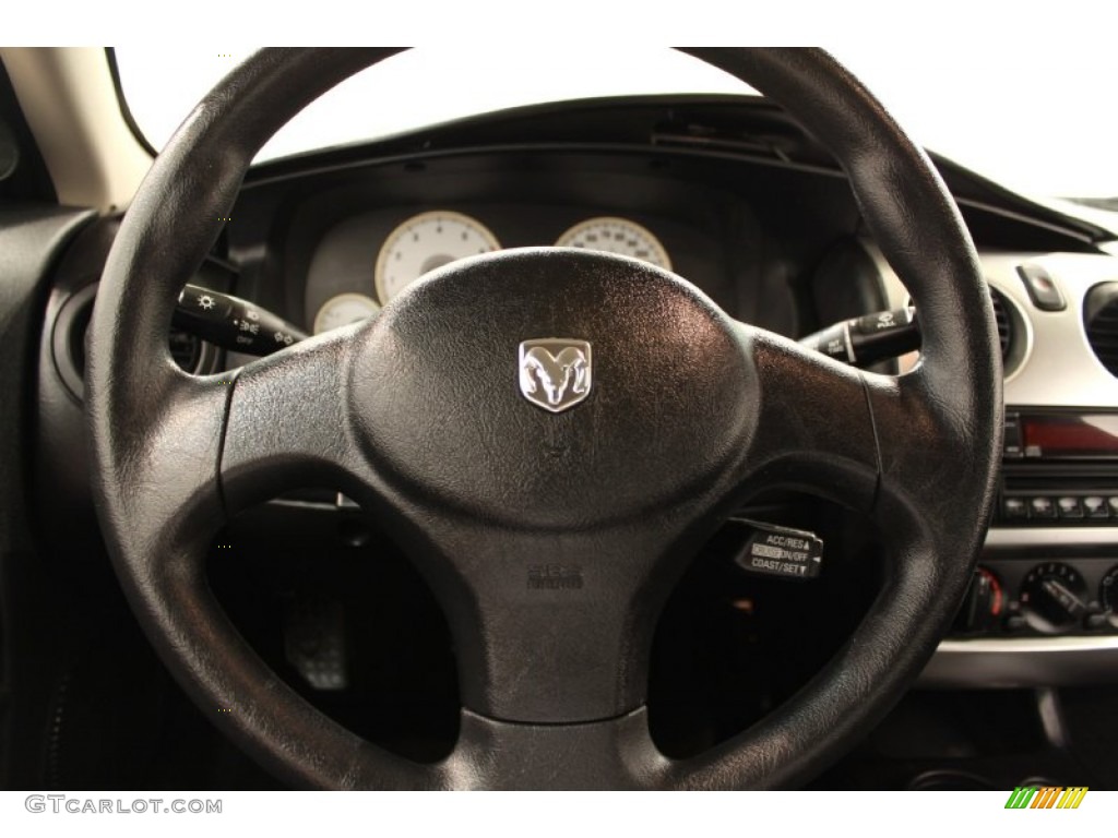 2004 Dodge Stratus SXT Coupe Black Steering Wheel Photo #53779945