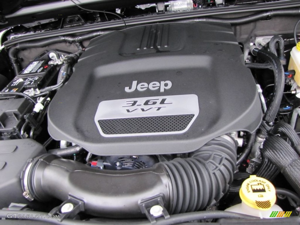 2012 Jeep Wrangler Sport S 4x4 3.6 Liter DOHC 24-Valve VVT Pentastar V6 Engine Photo #53779954