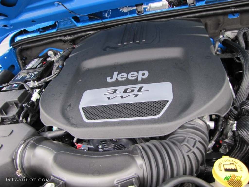 2012 Jeep Wrangler Sport S 4x4 3.6 Liter DOHC 24-Valve VVT Pentastar V6 Engine Photo #53780104
