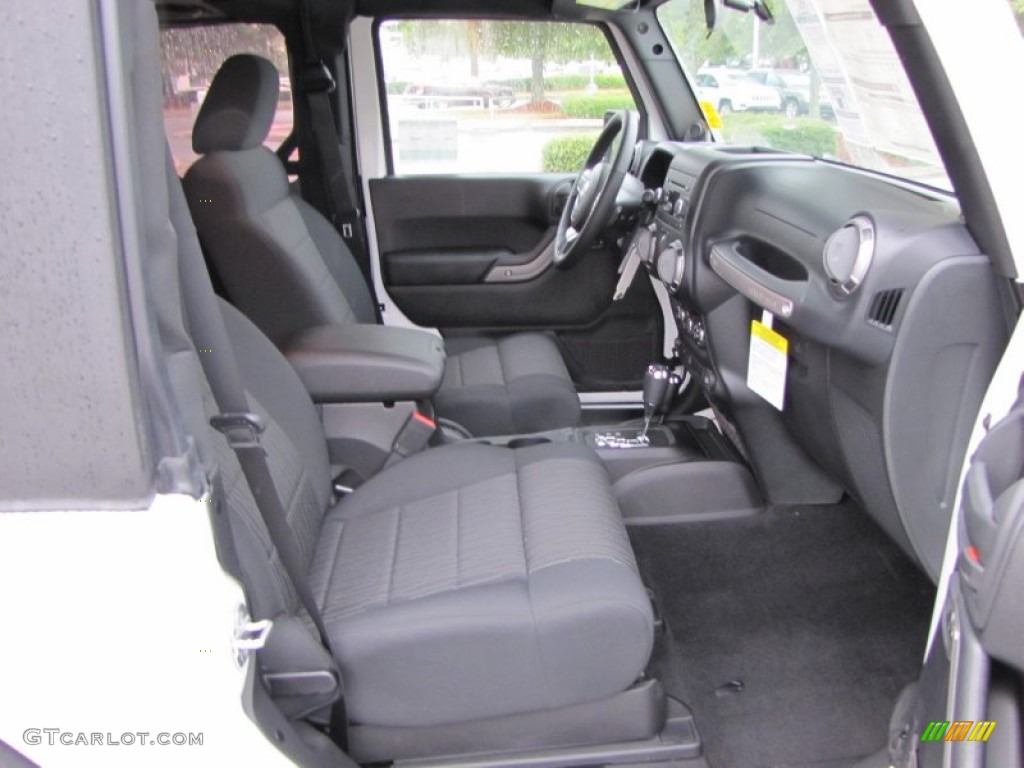 Black Interior 2012 Jeep Wrangler Sport S 4x4 Photo #53780386