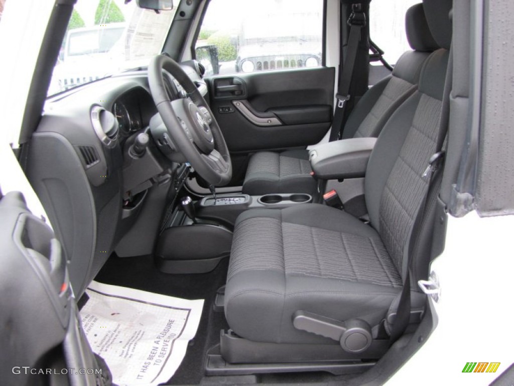Black Interior 2012 Jeep Wrangler Sport S 4x4 Photo #53780518