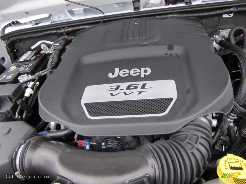 2012 Jeep Wrangler Sport S 4x4 3.6 Liter DOHC 24-Valve VVT Pentastar V6 Engine Photo #53780572