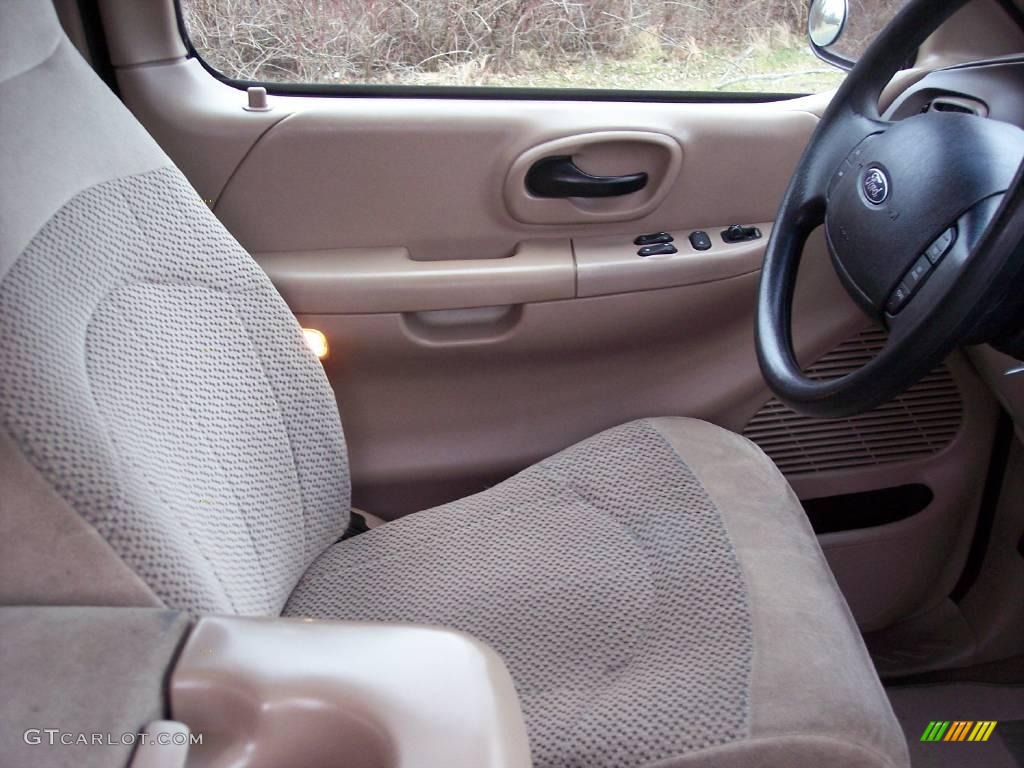 1999 F150 XLT Extended Cab 4x4 - Woodland Green Metallic / Medium Prairie Tan photo #47