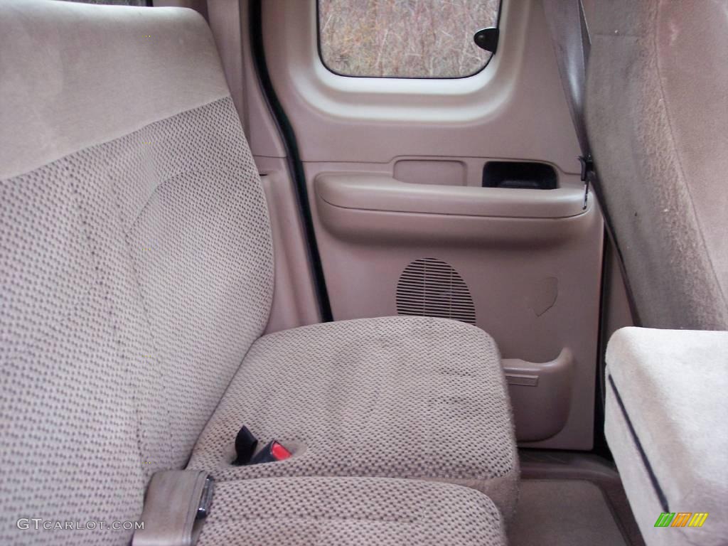 1999 F150 XLT Extended Cab 4x4 - Woodland Green Metallic / Medium Prairie Tan photo #48