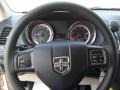 Black/Light Graystone 2012 Dodge Grand Caravan SXT Steering Wheel