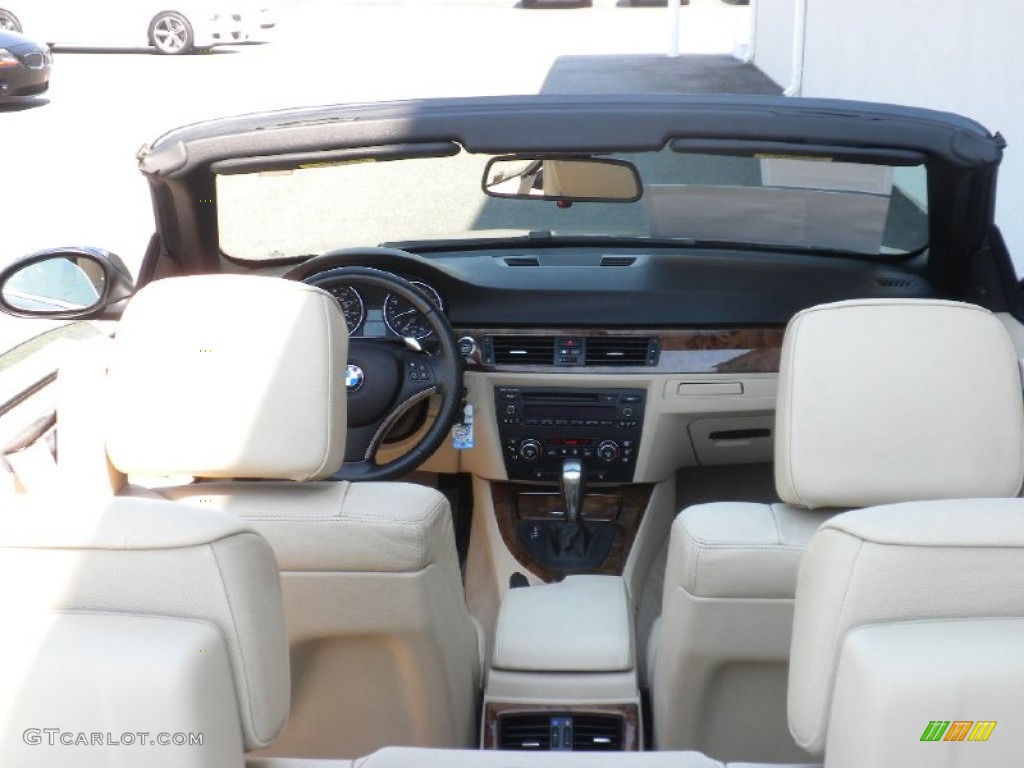 2008 3 Series 335i Convertible - Jet Black / Cream Beige photo #18