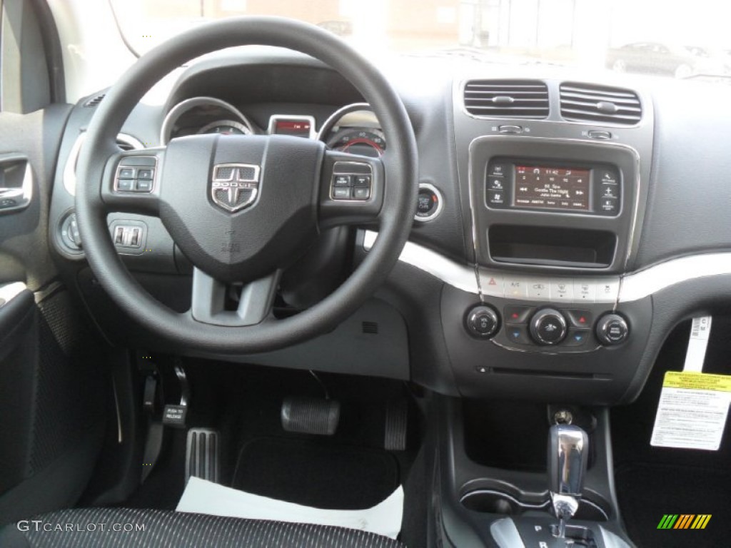2012 Dodge Journey SXT Black Dashboard Photo #53782093