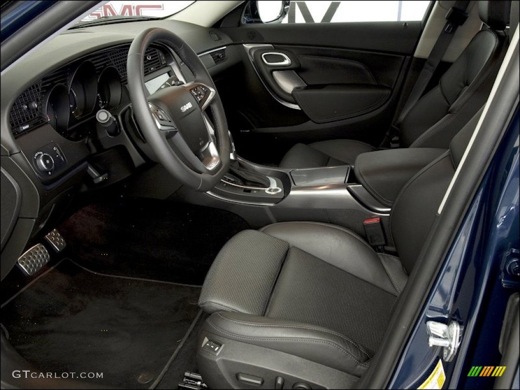 Jet Black Interior 2011 Saab 9-5 Aero XWD Sedan Photo #53782381