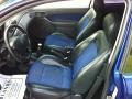 Black/Blue 2002 Ford Focus SVT Coupe Interior Color