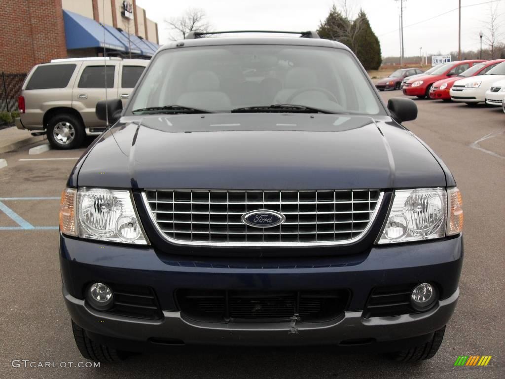 2005 Explorer XLT - Dark Blue Pearl Metallic / Graphite photo #3