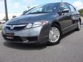 2009 Magnetic Pearl Honda Civic Hybrid Sedan  photo #1