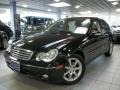 Obsidian Black Metallic 2007 Mercedes-Benz C 350 4Matic Luxury